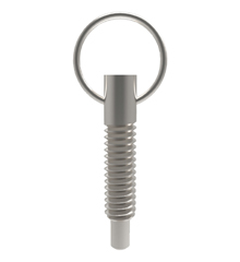 Spring Loaded Pin - Inch - Ring Handle