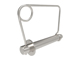 Product PP1710, Lock Pin - Snap Lock - Square Wire with shoulder - steel