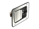 Product PL0740, Push To Close Paddle Latches pull to open - slam action -standard cylinder lock - stainless