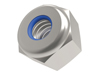 Product A0504., DIN 985 prevailing torque nuts, aluminium high tensile