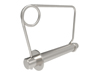 Product PP1710, Lock Pin Sq. Wire snap lock, w. shoulder, steel