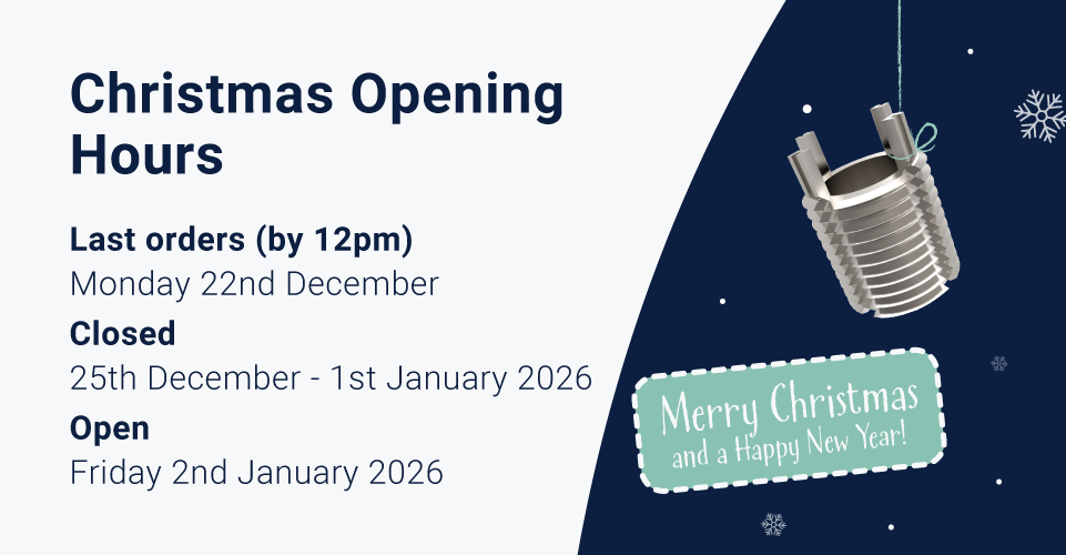 Christmas Opening Times banner