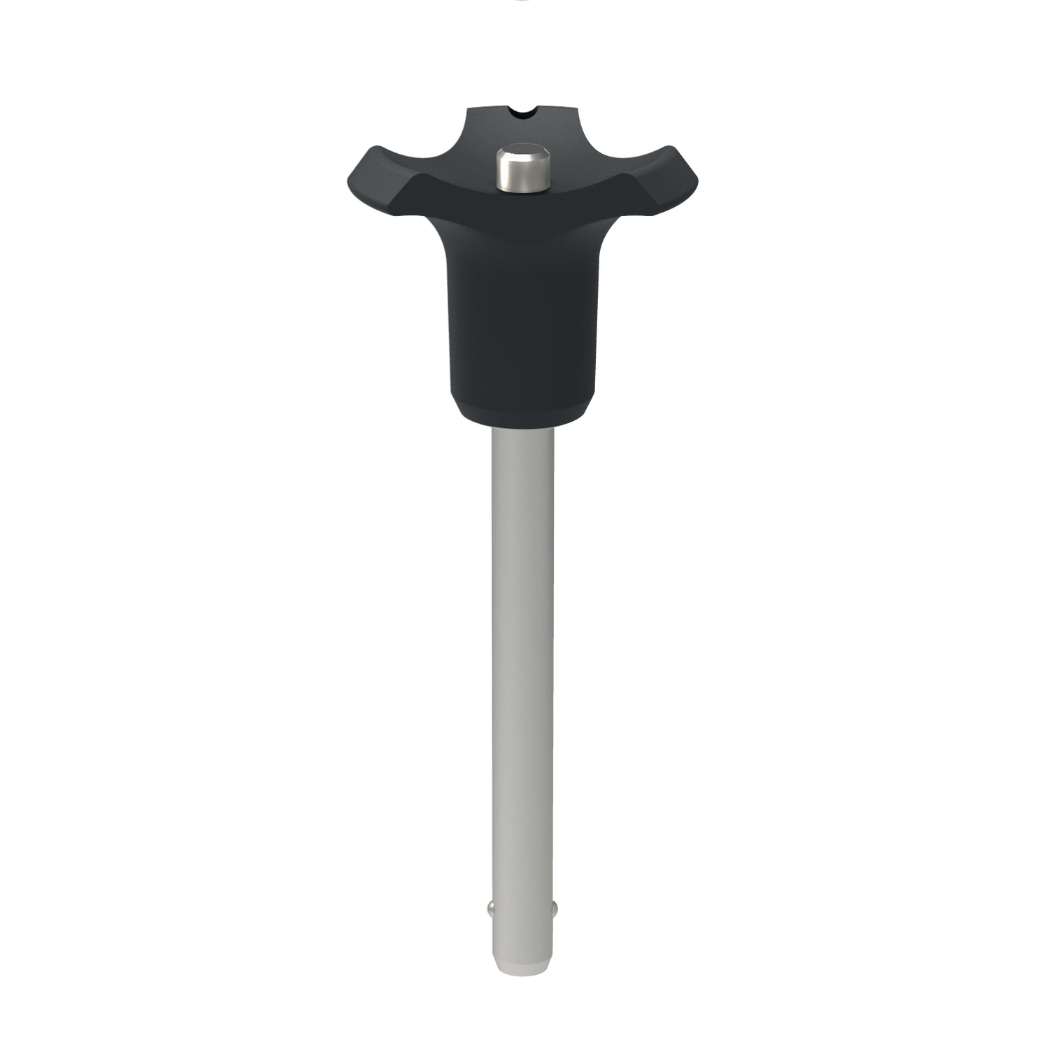 QR1706 Ball Lock Pins - Single Acting - Black Plastic Handle