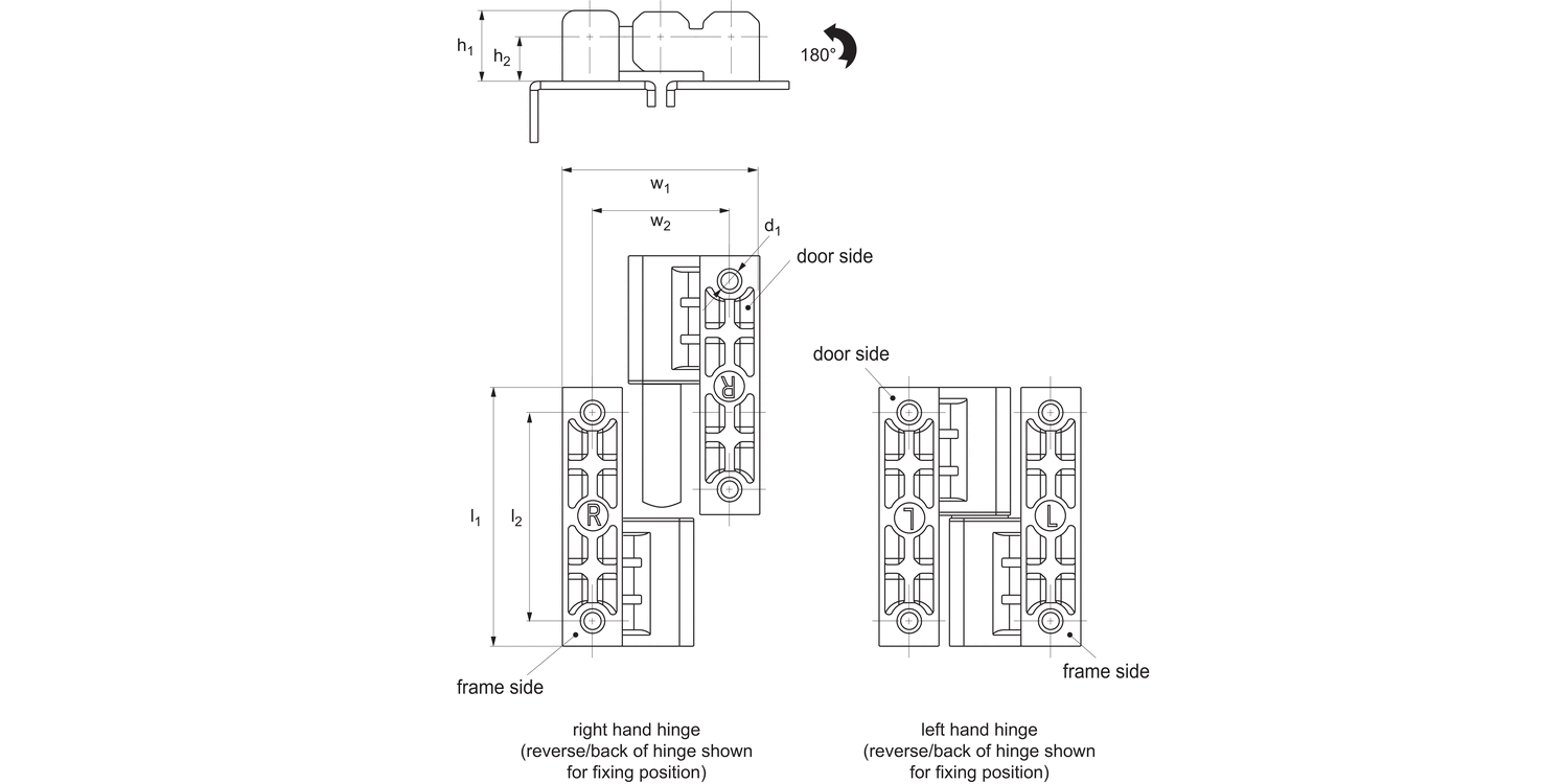 HH1215 Cabinet Hinges