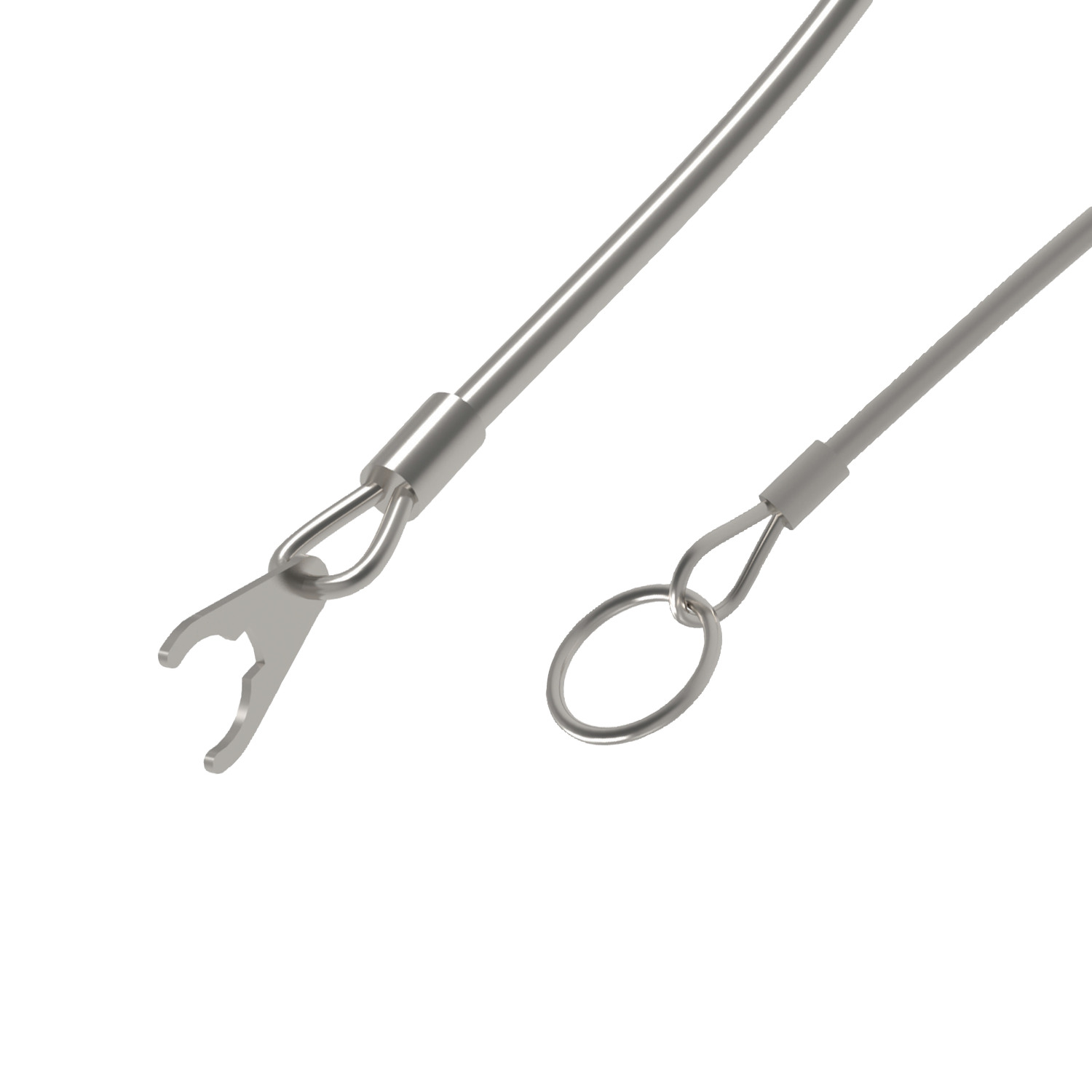 LA1096 Lanyard - Circlip End to Loop with Split Ring