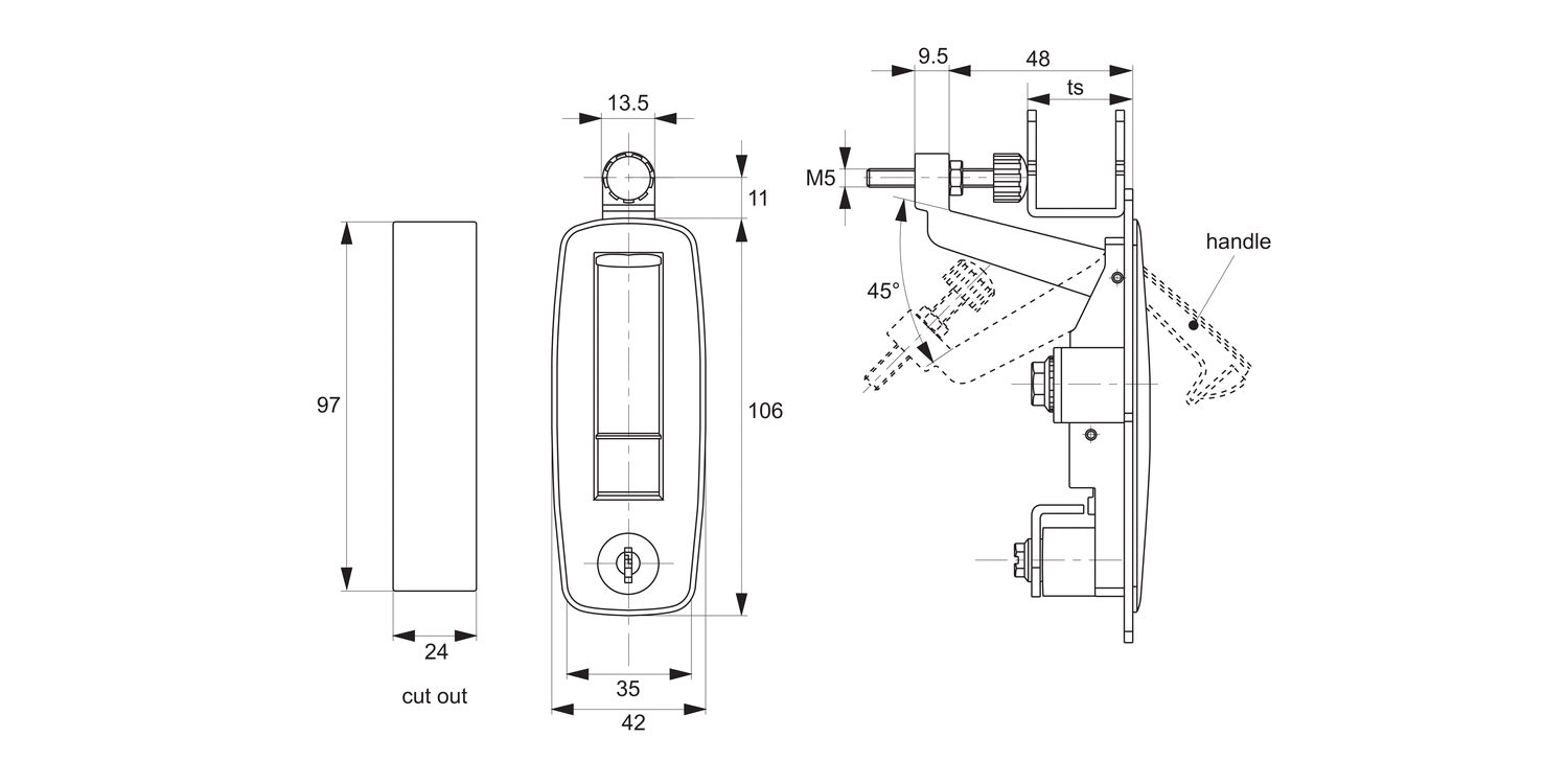 CC1210 Compression Locks