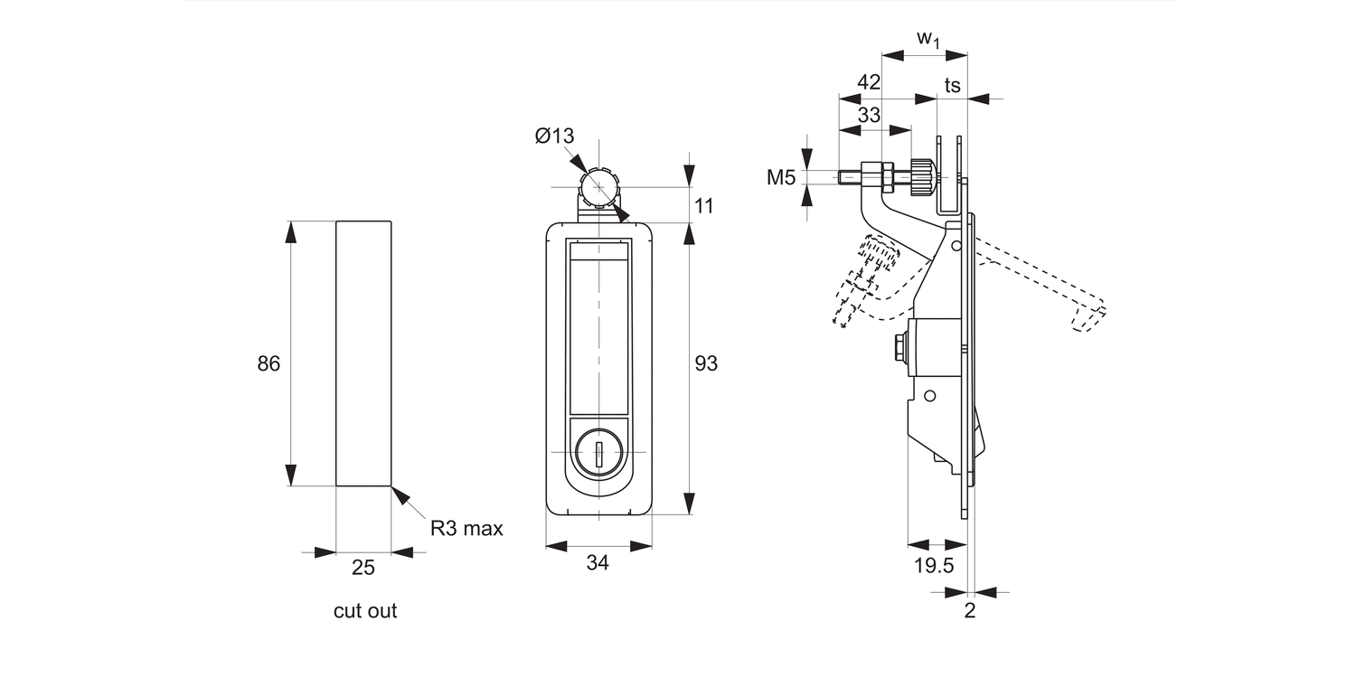 CC1215 Compression Locks