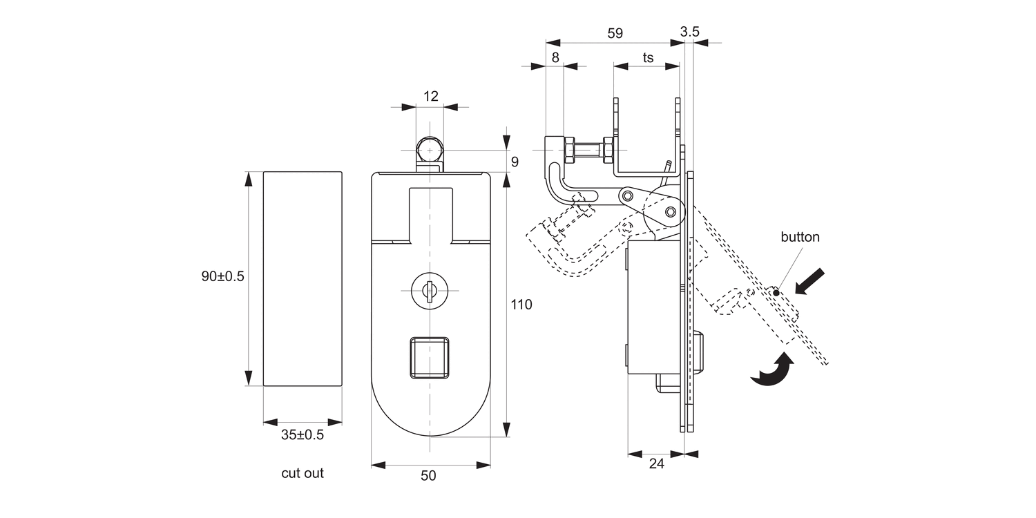 CC1220 Compression Locks