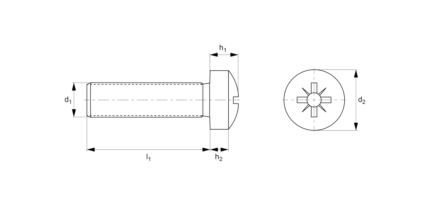 A0028.A7 Pozi Pan Head Screws