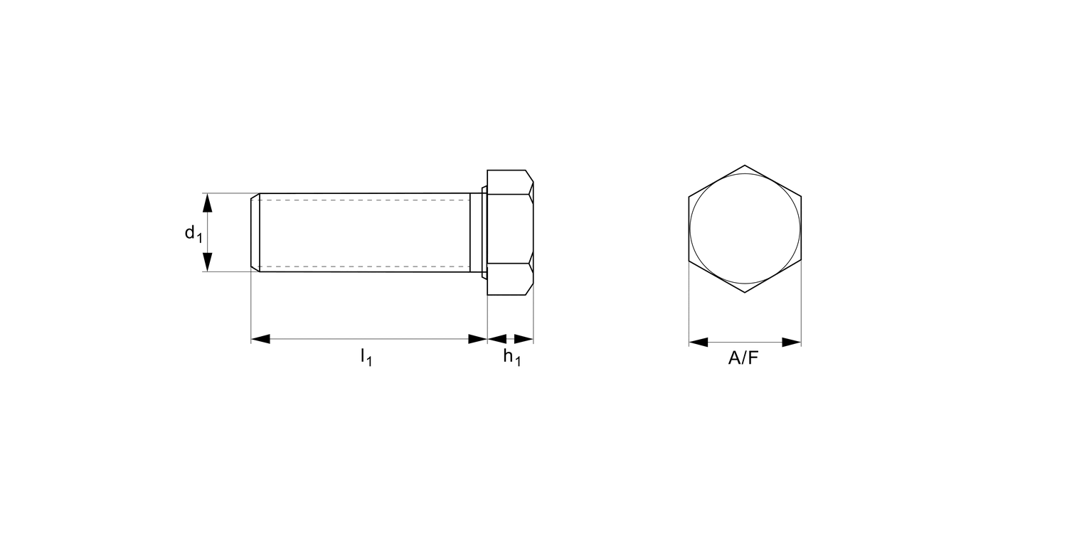P0010.N2 Hexagon Head Bolts