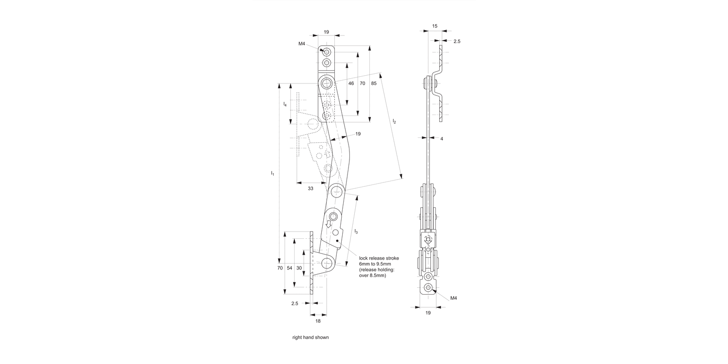 ST0500 Door Stays