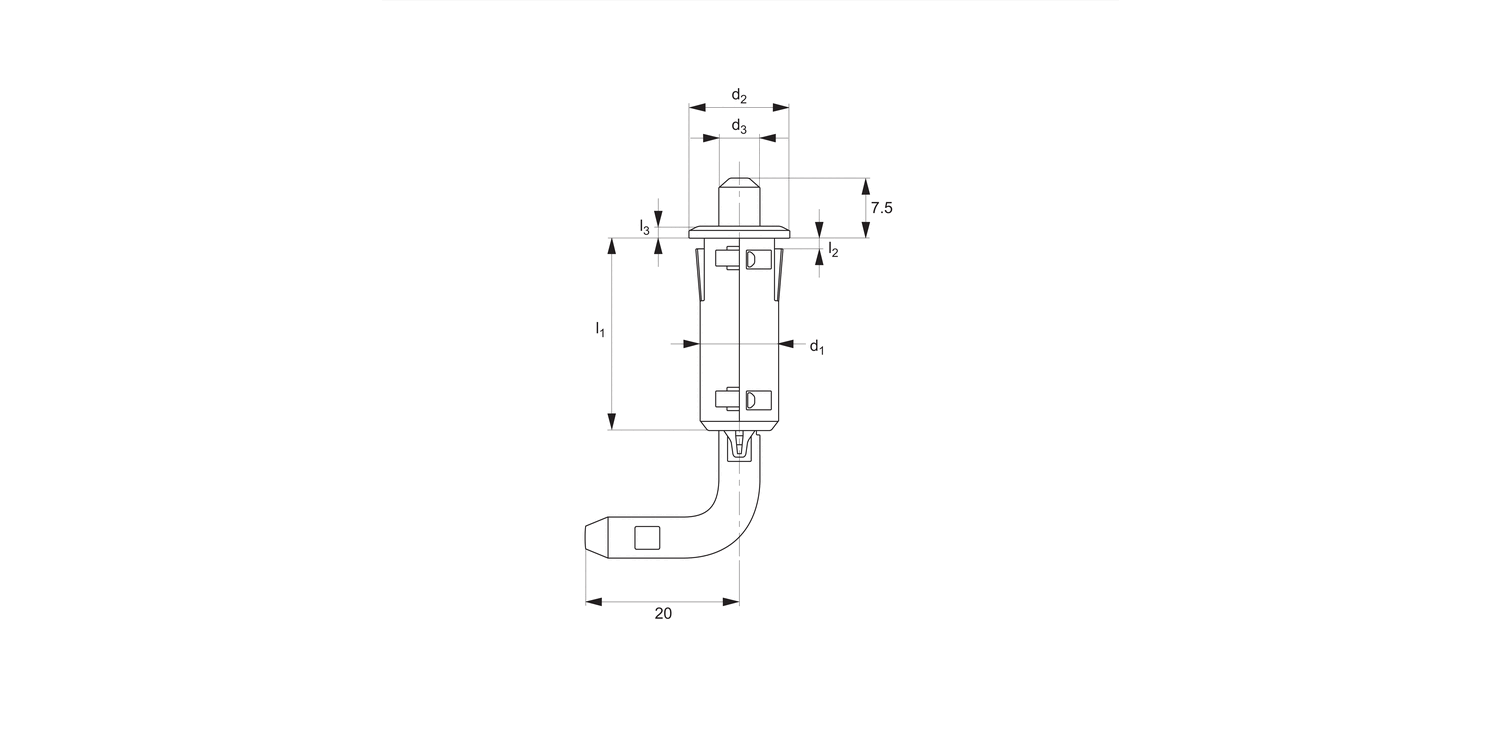 HH0900 End Mount Concealed Pivot Hinge