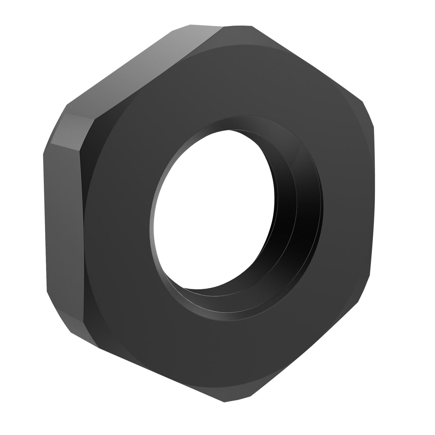 N0505 Hex Flat Nuts