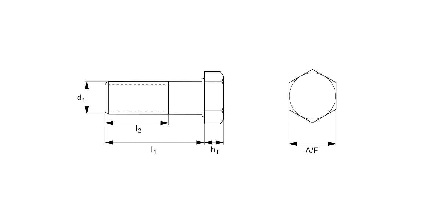 T0262.A4 Hexagon Head Bolts