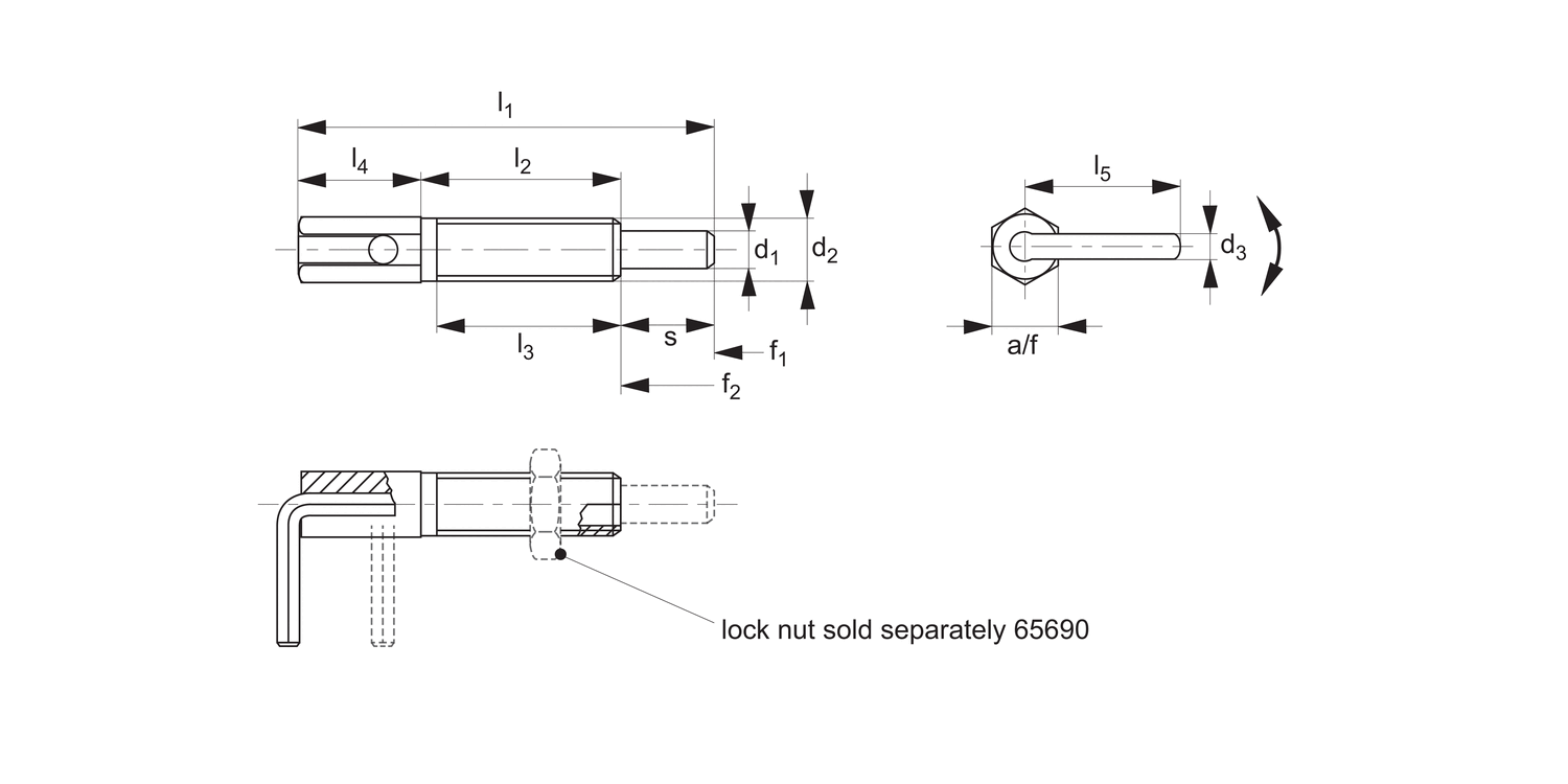 SL1112 Index Plungers - Lever Grip