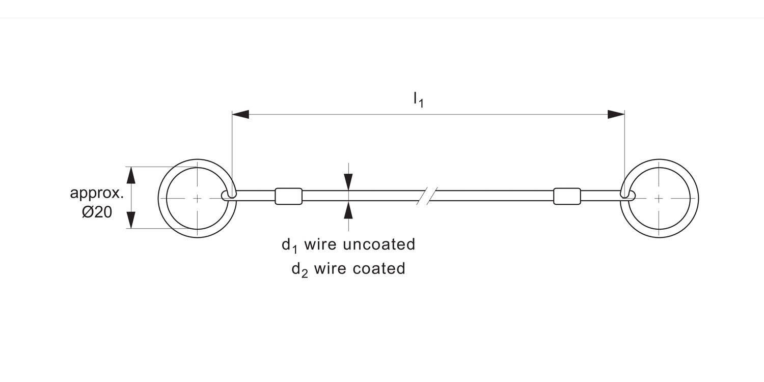 LA1066 Lanyard - Loop to Loop
