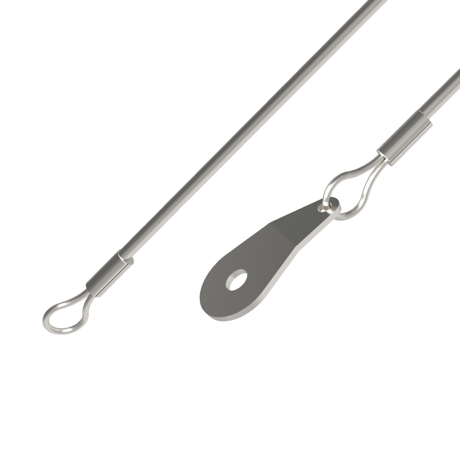 LA1050 Lanyard - Loop to Teardrop Tab