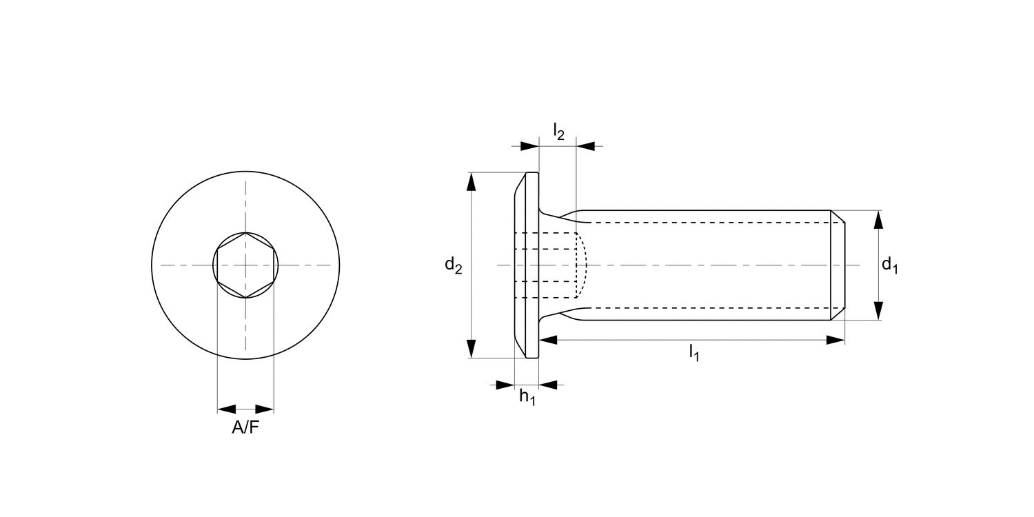N0508.NP Ultra Low Head Cap Screws