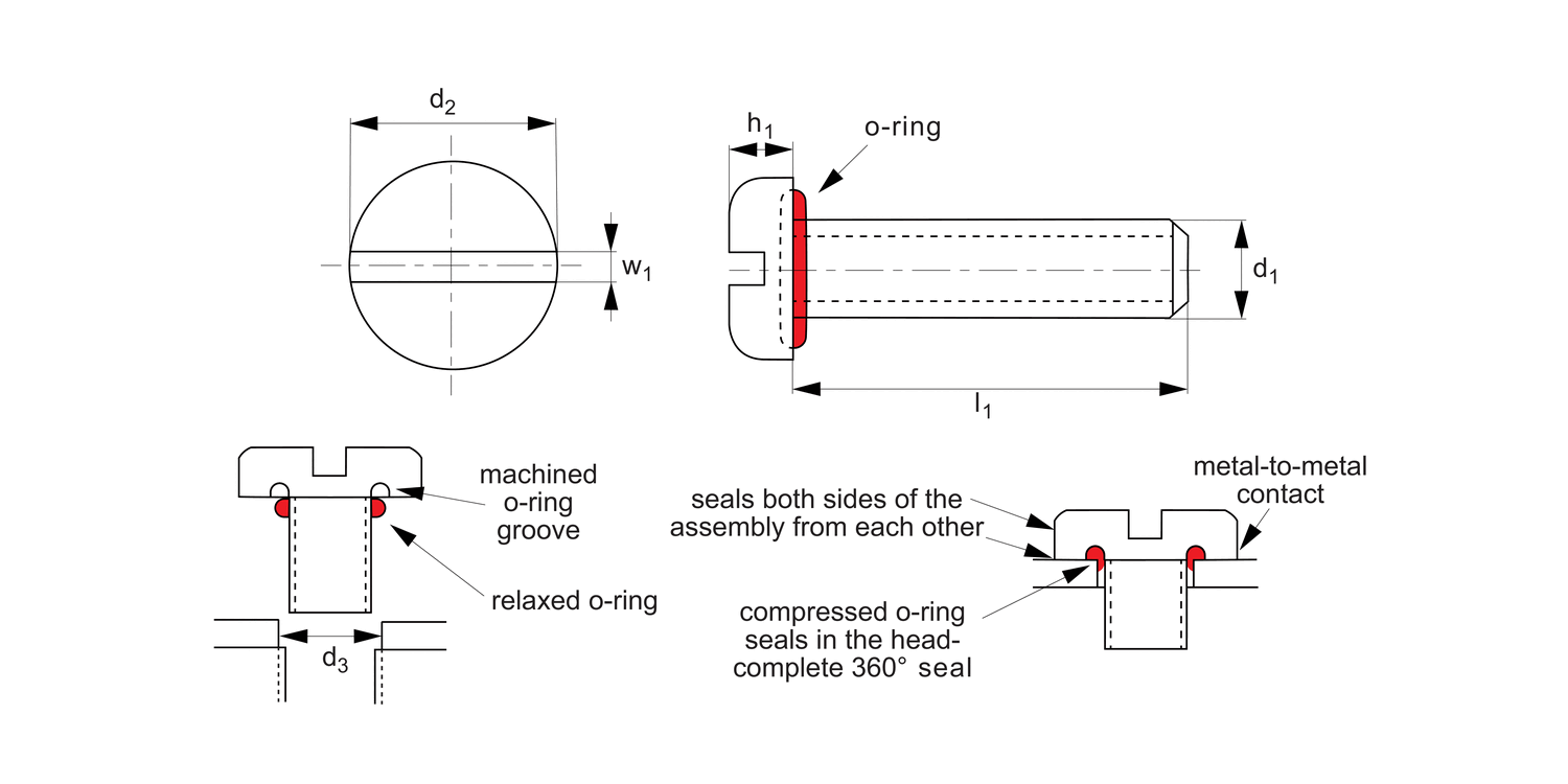 T0171 Pan Head Seal Screws