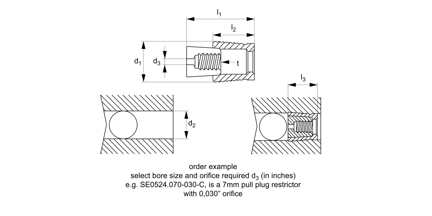 SE0524 Pull Plug Restrictors