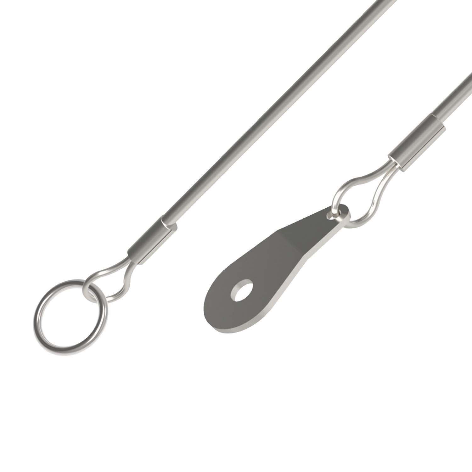 LA1052 Lanyard - Ring to Teardrop Tab