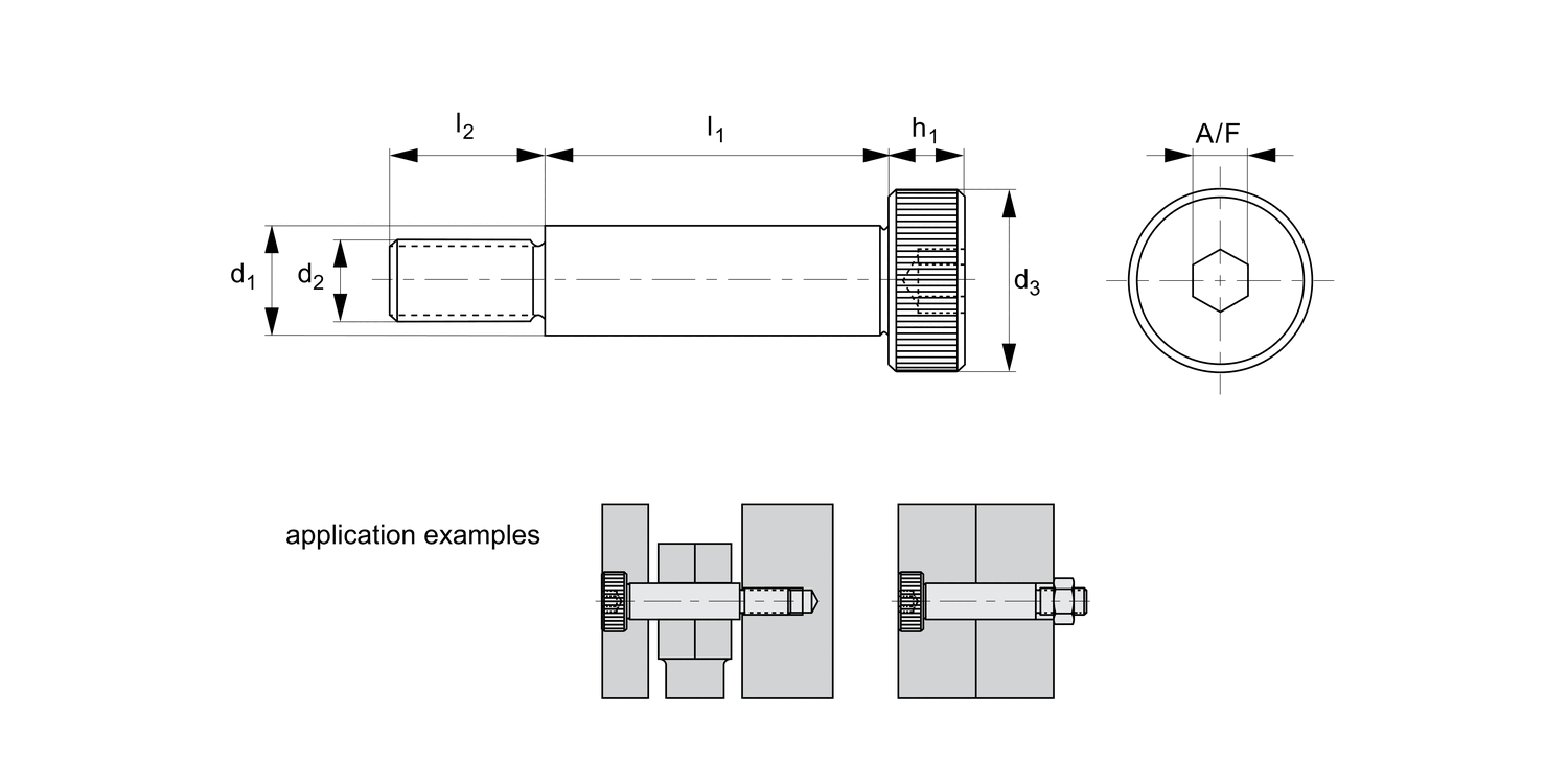 T0137 Shoulder Screws - Hex. Socket Head