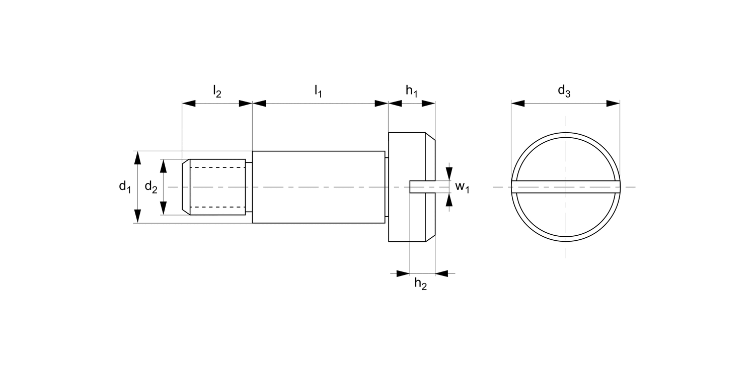 T0132.A2 Shoulder Screw - Cap Head