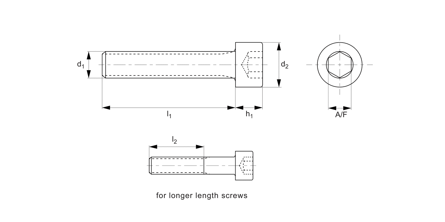 T0010.91T.1 Socket Cap Screw - M2 - M6