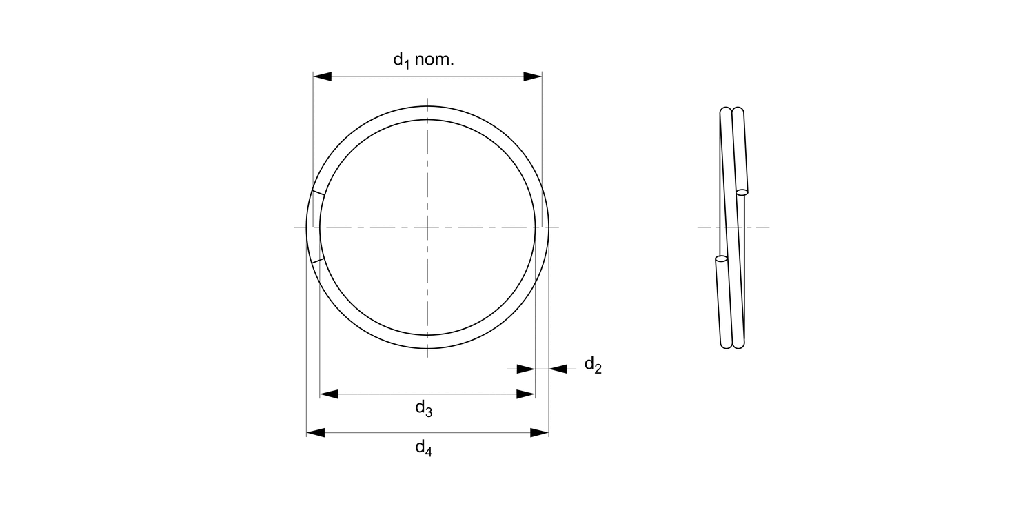 LA1260 Split Ring - for Quick Release Pins