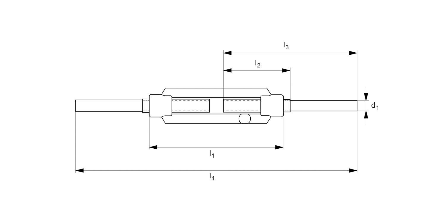 LP1334 Stub End Turnbuckles