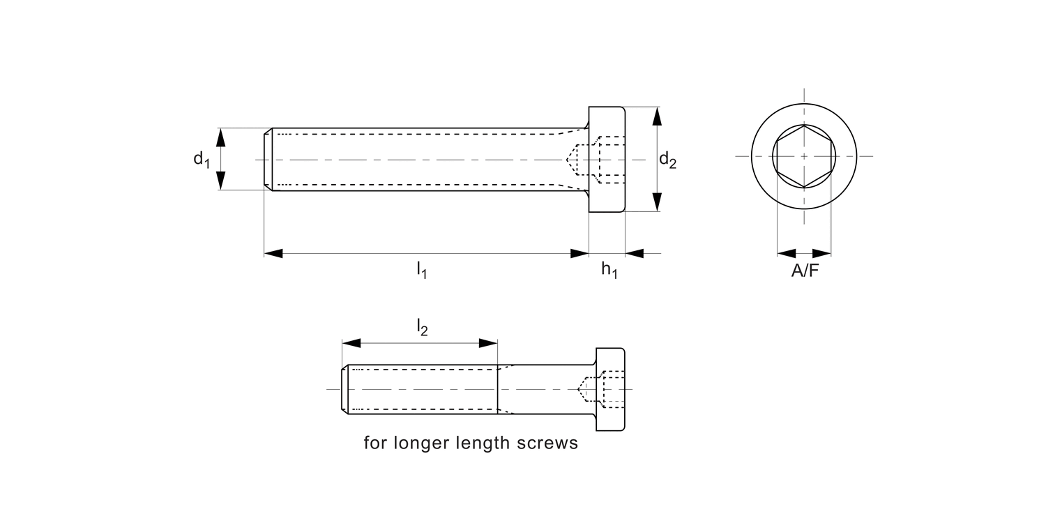 T0004.T5 Thin Cylindrical Head Cap Screws