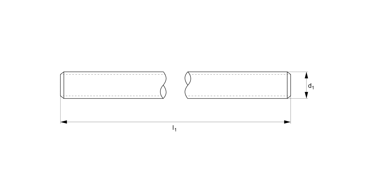 A0491.A7 Threaded Studs Aluminium