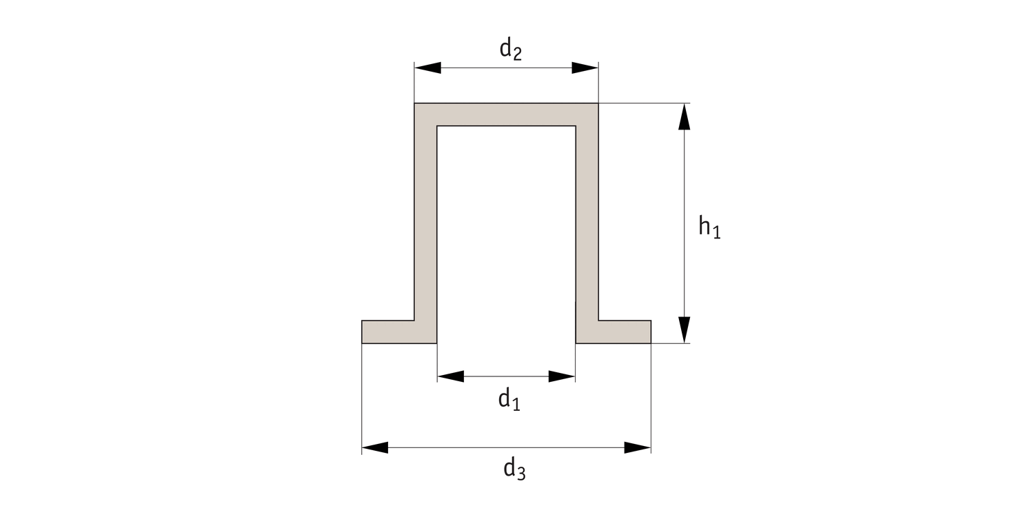 N0541 Top Hat Stud Covers