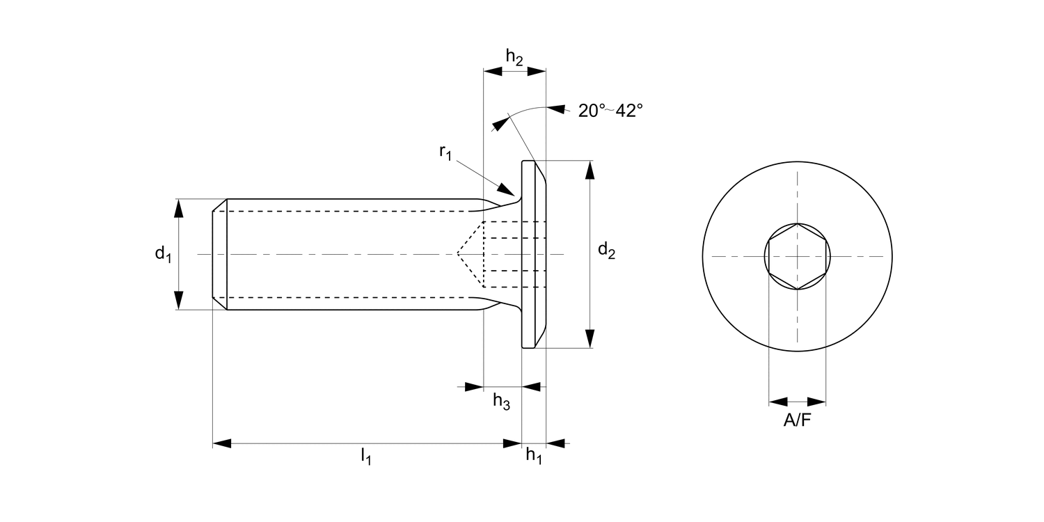T0208.A2 Ultra Low Head Cap Screws