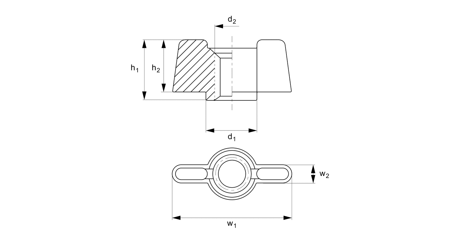 N0512 Wing Nuts Form "B"